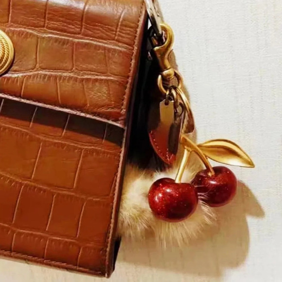 Cherry Bag Charm(Pick your color) - Picture 5 of 6